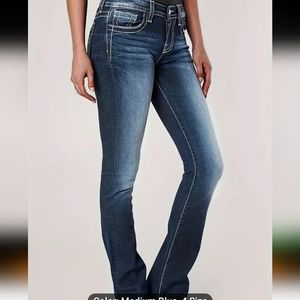 New Women's Plus Stylish Cross Pockets Flare Leg sz 4x (20)